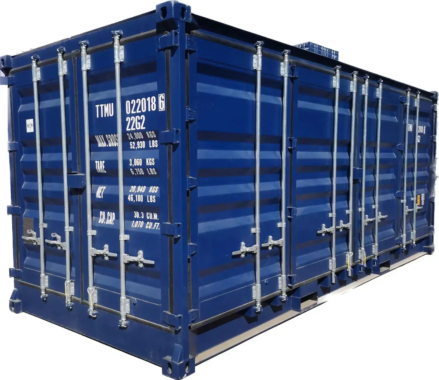 Cửa bên chất lượng ISO9001 với cấu trúc thép container chắc chắn