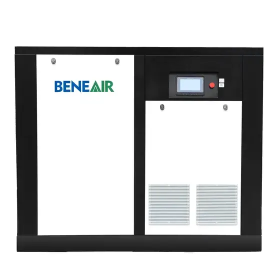 30kw 40HP Máy nén khí vít xoắn truyền động trực tiếp, im lặng ở áp suất 7bar 8bar 10bar, sử dụng tốc độ cố định hoặc tốc đo biến đổi (PM VSD) hình ảnh 1-description