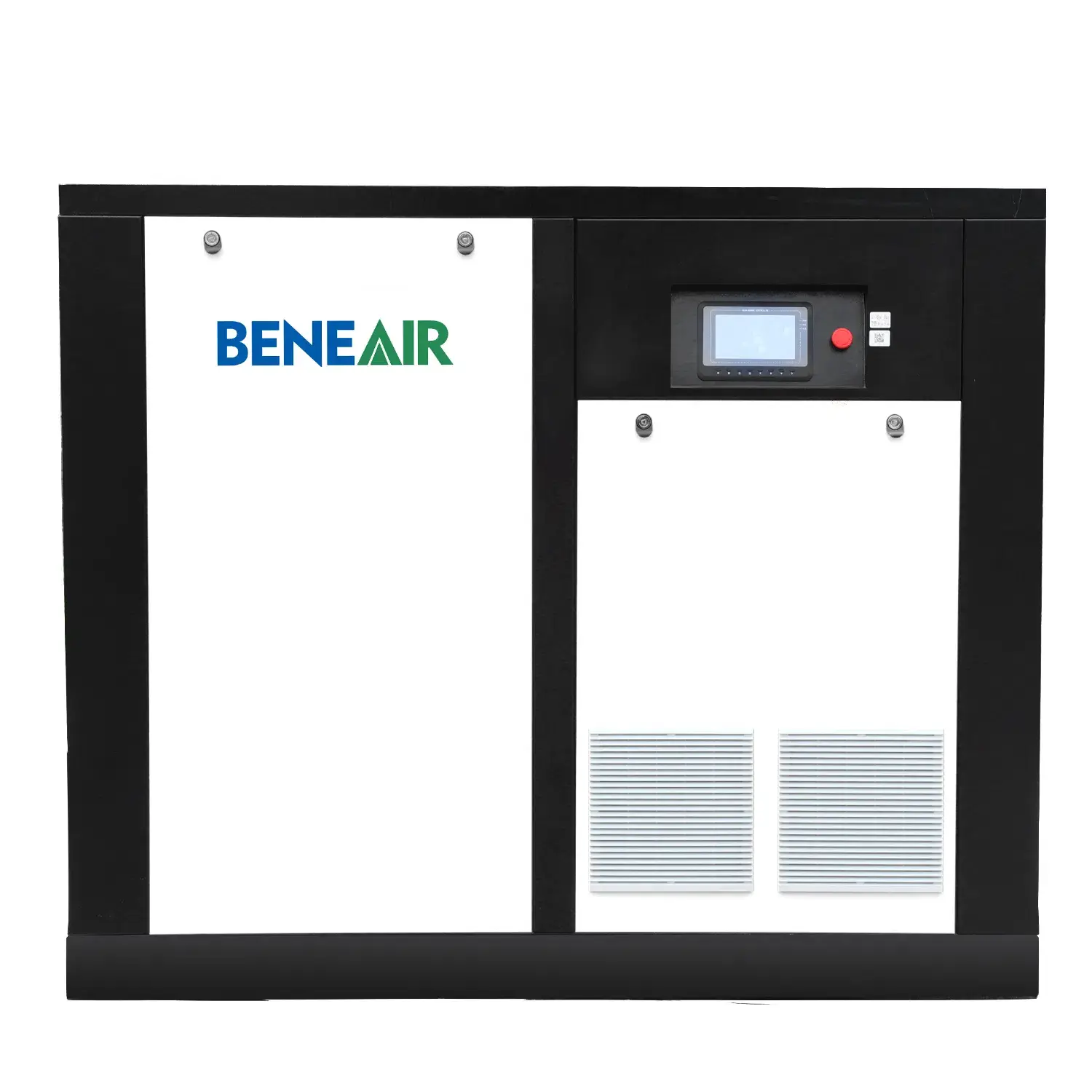 30kw 40HP Máy nén khí vít xoắn truyền động trực tiếp, im lặng ở áp suất 7bar 8bar 10bar, sử dụng tốc độ cố định hoặc tốc đo biến đổi (PM VSD)