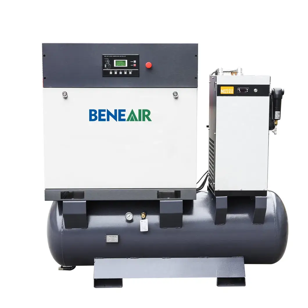 30kw 40HP Máy nén khí vít xoắn truyền động trực tiếp, im lặng ở áp suất 7bar 8bar 10bar, sử dụng tốc độ cố định hoặc tốc đo biến đổi (PM VSD) hình ảnh 17-description