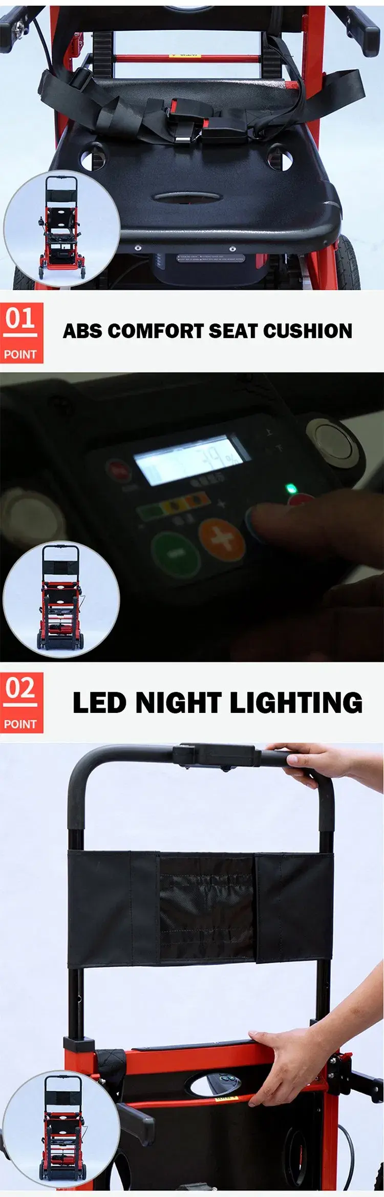 Ghế Lăn Điện Leo Cầu Thang: Thiết Bị Cân Bằng và Chiếu Sáng Đa Năng hình ảnh 19-description
