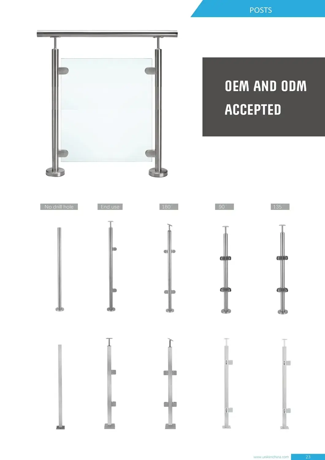 Cách Lắp Đặt Cột Lan Can Kính Kim Loại Cho Bậc Thang Bằng Thép Không Gỉ hình ảnh 4-description