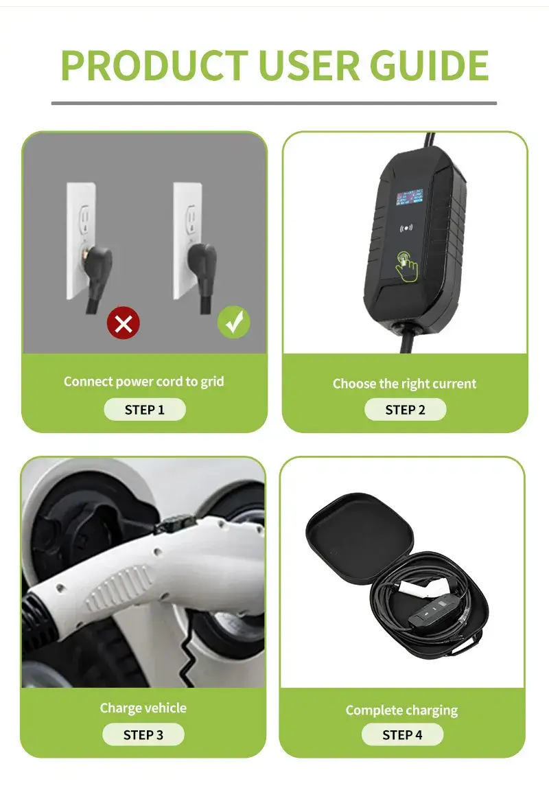 Bộ sạc pin ô tô di động 1 pha: Sạc pin xe điện bằng nguồn điện di động hình ảnh 18-description