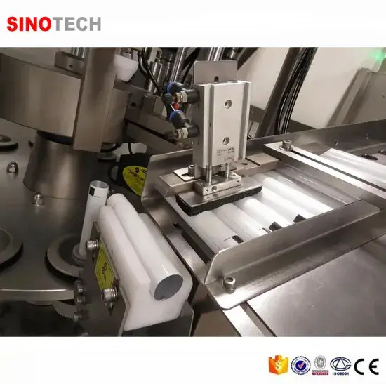 Máy tự động niêm phong ống nhựa và chiết rót sản phẩm làm đẹp của Sinotech