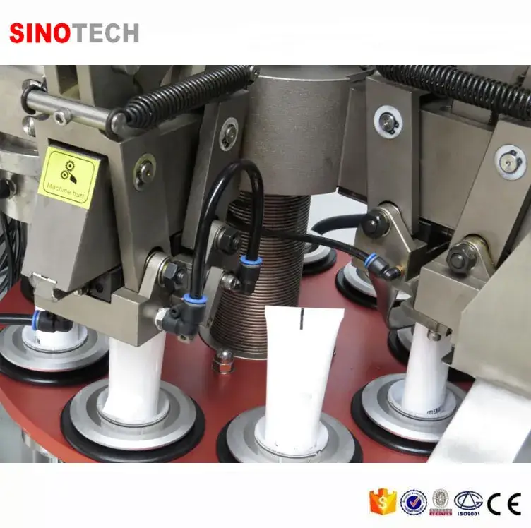 Máy tự động niêm phong ống nhựa và chiết rót sản phẩm làm đẹp của Sinotech