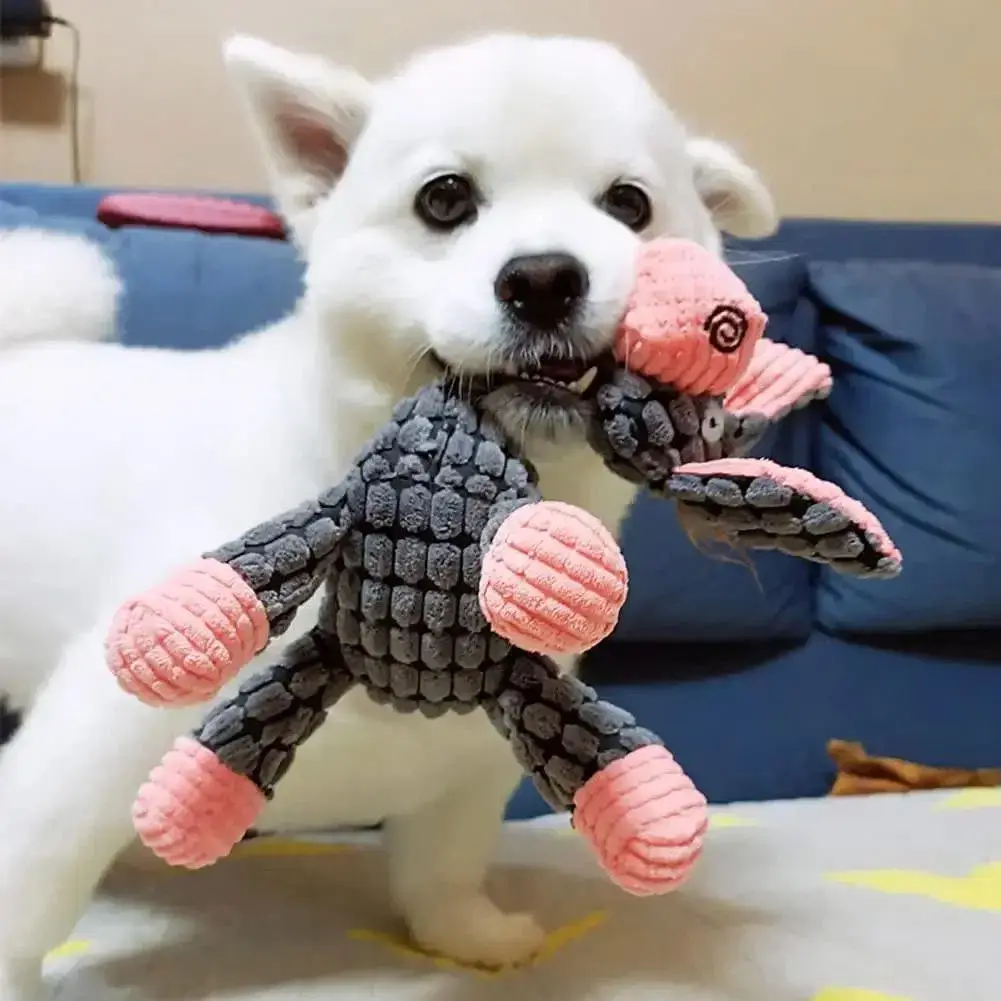 Chúng Mình Đã Tìm Ra Đồ Chơi Chó Vải Nhồi Mềm, Có Tiếng Kêu Dễ Thương Nhỏ Gọn Dành Cho Thú Cưng