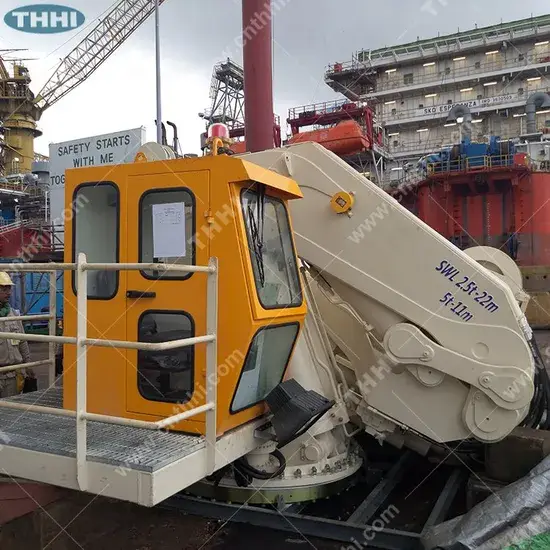 Cần cẩu thủy lực hàng hải dạng khớp nhỏ gọn hiệu quả