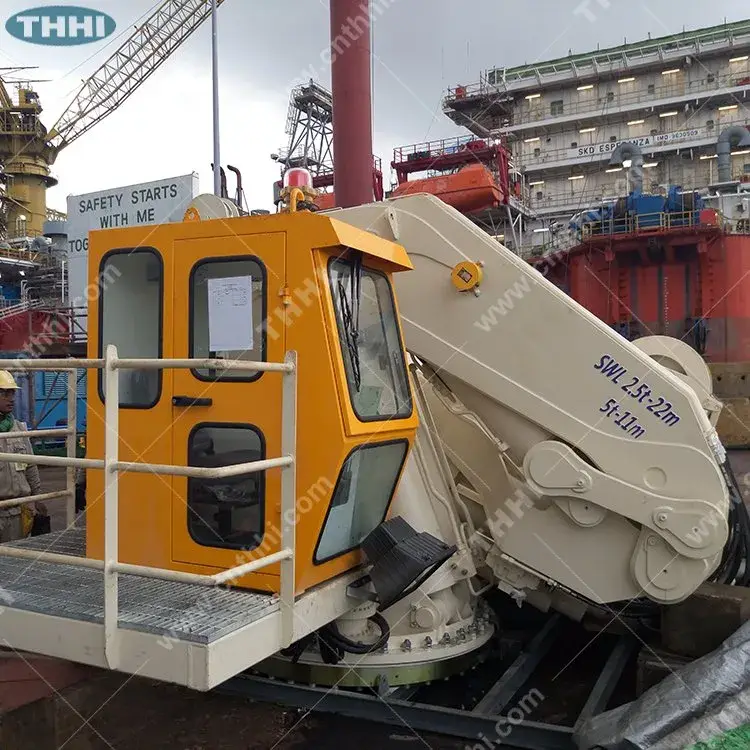 Cần cẩu thủy lực hàng hải dạng khớp nhỏ gọn hiệu quả