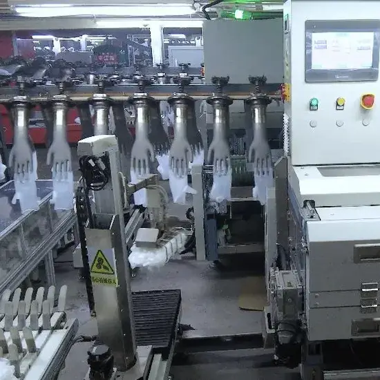 Máy xếp găng tay tự động và hệ thống đếm thông minh - Tối ưu hóa quy trình hoạt động