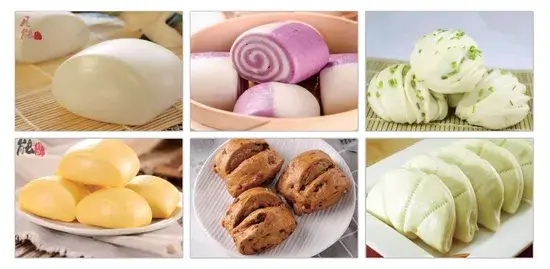 Dây chuyền sản xuất bánh bao thông minh với máy móc chế biến thực phẩm điều khiển bởi trí tuệ nhân tạo
