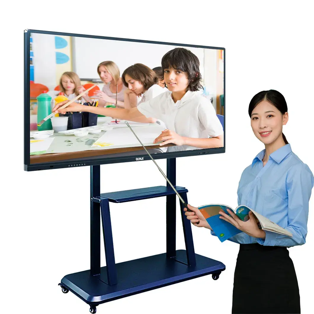 Bảng tương tác kỹ thuật số All-in-One Dual System Smart Touch 75 Inch cho màn hình phẳng hình ảnh 16-description