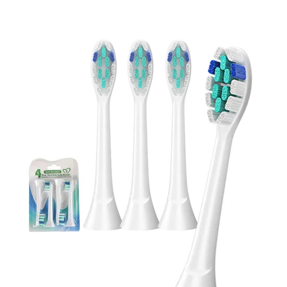 Đầu bàn chải điện sóng siêu âm với lông mềm DuPont, thiết kế dày dặn, phù hợp với nhiều thương hiệu uy tín