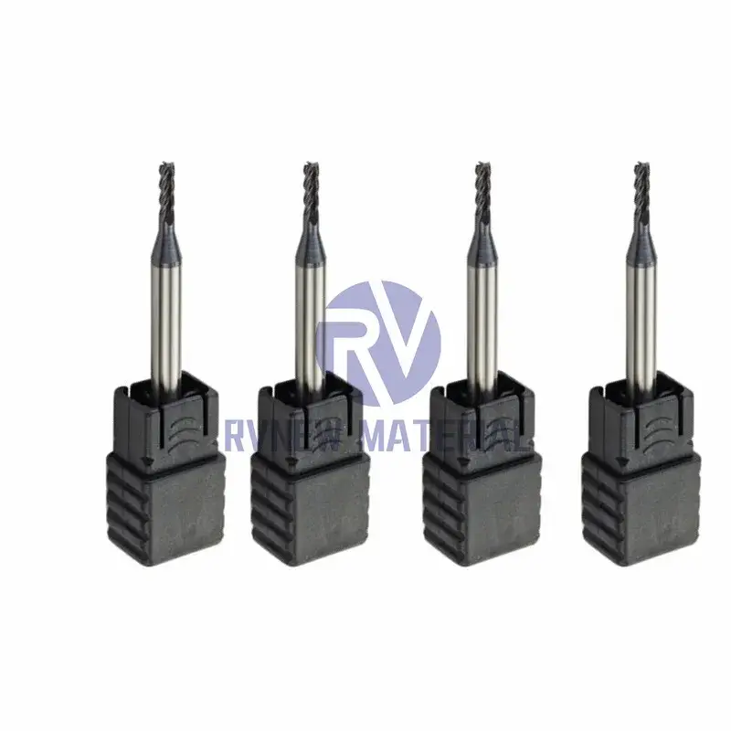 Dao phay ngón 4 chế tác từ chất liệu cacbua rắn cho gia công gỗ bằng máy CNC