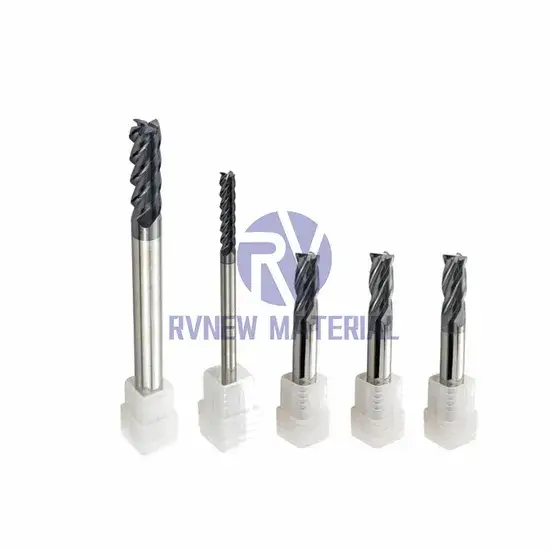Dao phay ngón 4 chế tác từ chất liệu cacbua rắn cho gia công gỗ bằng máy CNC