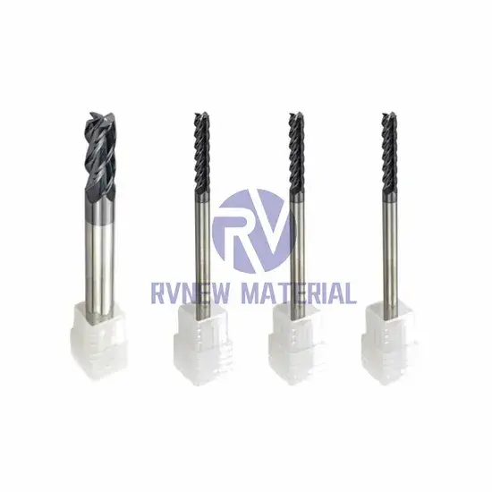 Dao phay ngón 4 chế tác từ chất liệu cacbua rắn cho gia công gỗ bằng máy CNC