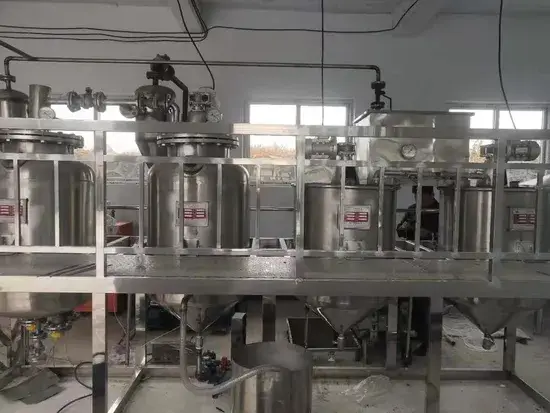 Thiết bị tách dầu đậu nành và chiết xuất dầu hướng dương cho nhà máy chế biến dầu