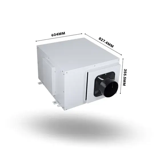 Máy hút ẩm gắn trần 38L - Giải pháp tiết kiệm không gian, kiểm soát độ ẩm yên tĩnh và hiệu quả