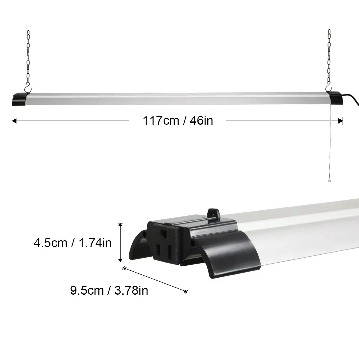 Đèn LED trần thương mại có khả năng điều chỉnh ánh sáng tại nhà xưởng sản xuất
