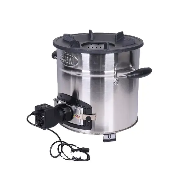 Quạt bếp Ssm Smoke Less sử dụng pin dự phòng, tiện lợi khi nấu ăn trong chuyến đi cắm trại hình ảnh 1-description