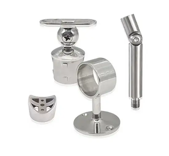 Phụ kiện lan can cầu thang bằng thép không gỉ 304 và 316, kính và tay vịn, dành cho việc lắp đặt