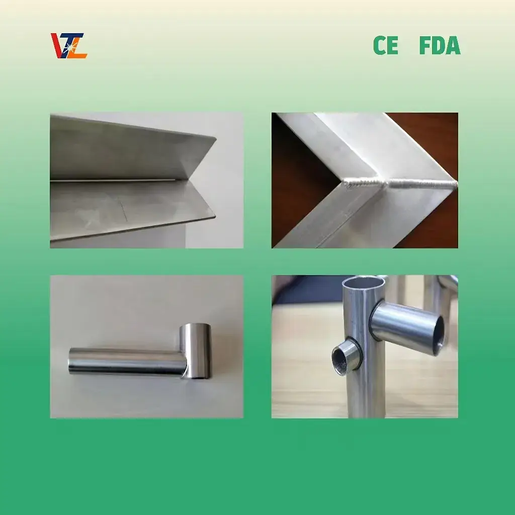 Thiết bị di động loại bỏ gỉ nhỏ sử dụng công nghệ laser, sợi cắt vệ sinh từ thép không gỉ nhôm 4 in1