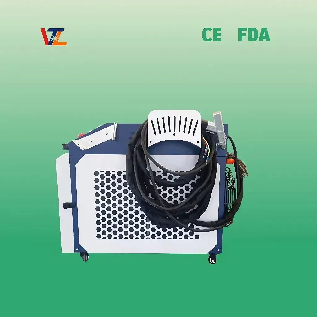 Thiết bị di động loại bỏ gỉ nhỏ sử dụng công nghệ laser, sợi cắt vệ sinh từ thép không gỉ nhôm 4 in1
