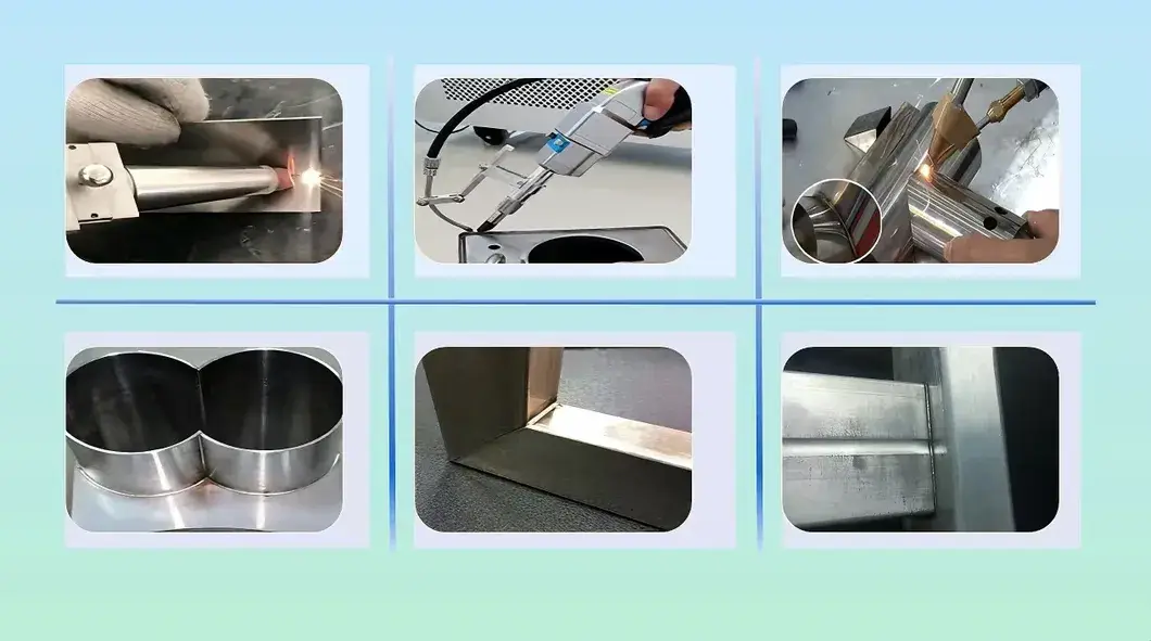 Thiết bị di động loại bỏ gỉ nhỏ sử dụng công nghệ laser, sợi cắt vệ sinh từ thép không gỉ nhôm 4 in1 hình ảnh 18-description