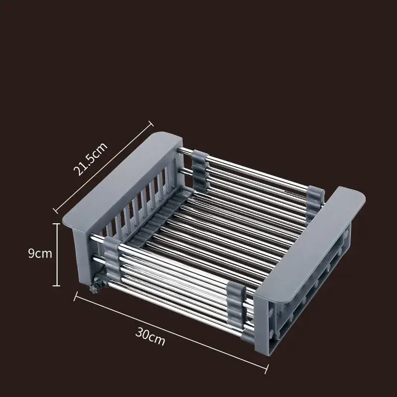 Rổ thoát nước đa năng bằng chất liệu thép không gỉ, tiện dụng cho bếp và bồn rửa hình ảnh 18-description