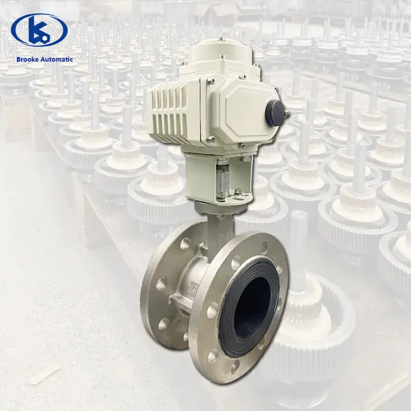 Van bướm điện thép không gỉ với gioăng mềm EPDM cho ứng dụng trong nhiều môi trường