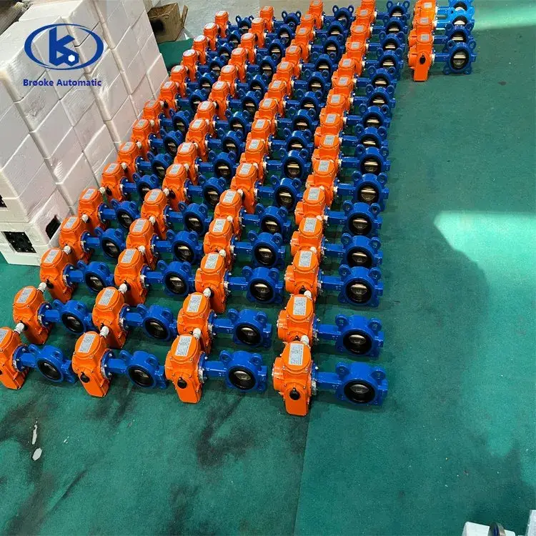Van bướm điện thép không gỉ với gioăng mềm EPDM cho ứng dụng trong nhiều môi trường hình ảnh 15-description