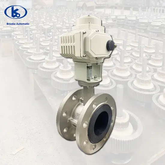 Van bướm điện thép không gỉ với gioăng mềm EPDM cho ứng dụng trong nhiều môi trường
