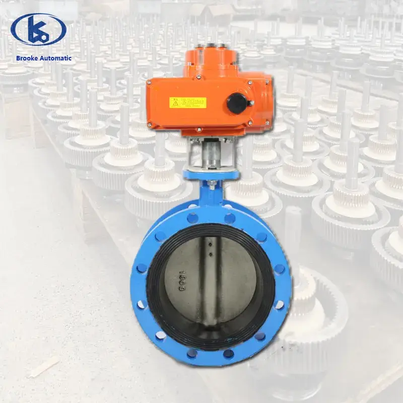 Van bướm điện thép không gỉ với gioăng mềm EPDM cho ứng dụng trong nhiều môi trường