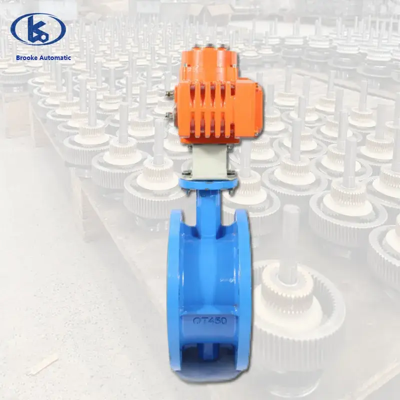Van bướm điện thép không gỉ với gioăng mềm EPDM cho ứng dụng trong nhiều môi trường