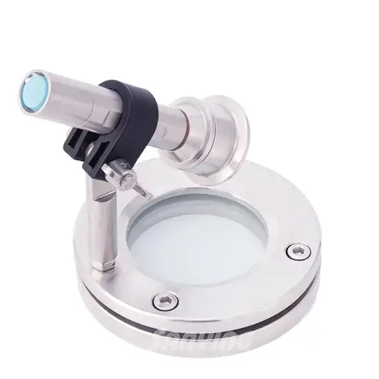 Đèn kính quan sát sạc lại, mặt bích bằng thép không gỉ với đèn LED DC 24V - sản phẩm chất lượng hình ảnh 1-description