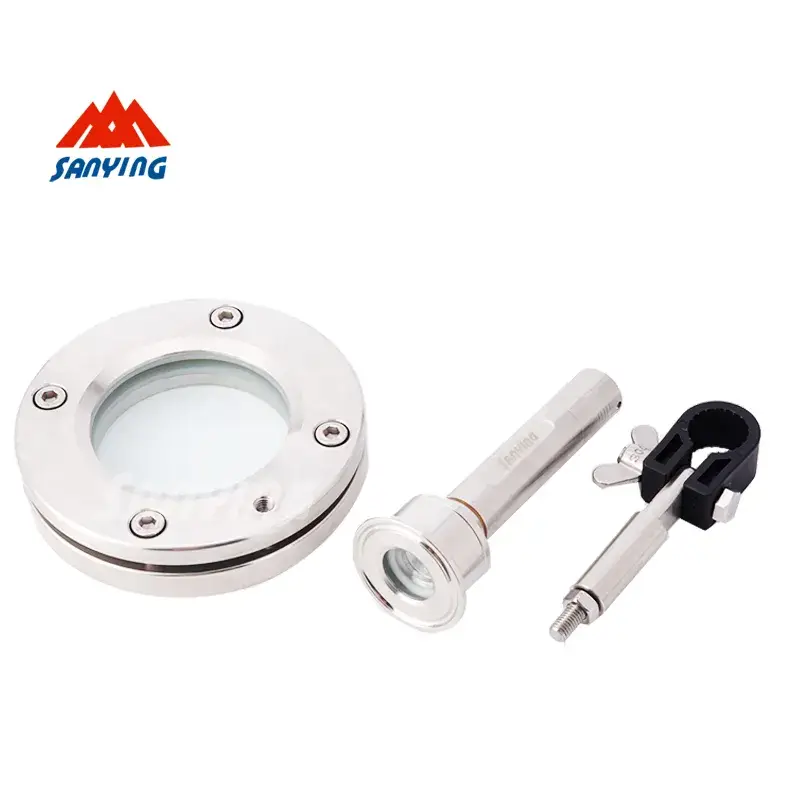 Đèn kính quan sát sạc lại, mặt bích bằng thép không gỉ với đèn LED DC 24V - sản phẩm chất lượng