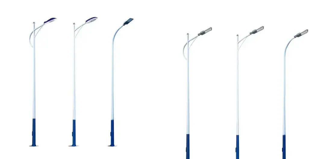 Cột đèn đường hình tròn đa giác bằng thép không gỉ mạ kẽm, có các kích thước 6m, 8m và 10m hình ảnh 14-description