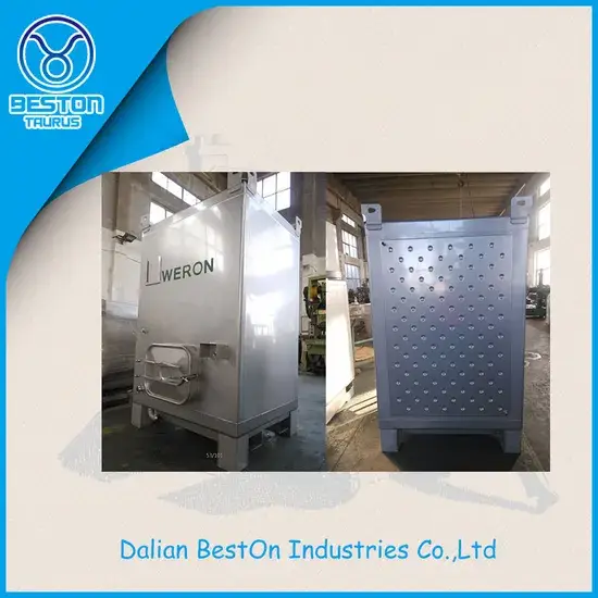 Bồn chứa IBC làm từ inox để lưu trữ hàng hóa