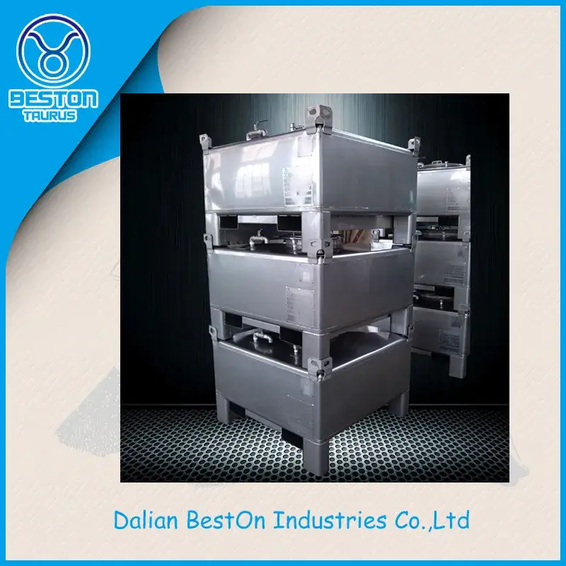 Bồn chứa IBC làm từ inox để lưu trữ hàng hóa