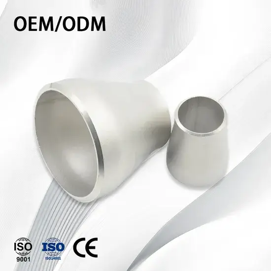 Bộ giảm áp mỏng tường dày thép không gỉ OEM - Sản phẩm áp suất cao với công nghệ phun cát phủ bề mặt