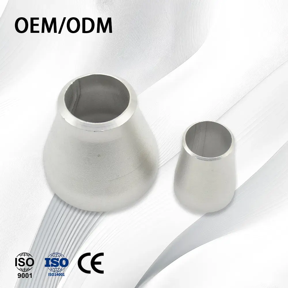 Bộ giảm áp mỏng tường dày thép không gỉ OEM - Sản phẩm áp suất cao với công nghệ phun cát phủ bề mặt