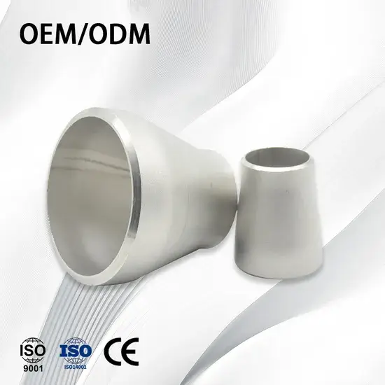 Bộ giảm áp mỏng tường dày thép không gỉ OEM - Sản phẩm áp suất cao với công nghệ phun cát phủ bề mặt