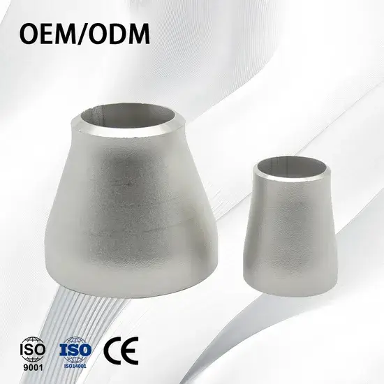 Bộ giảm áp mỏng tường dày thép không gỉ OEM - Sản phẩm áp suất cao với công nghệ phun cát phủ bề mặt