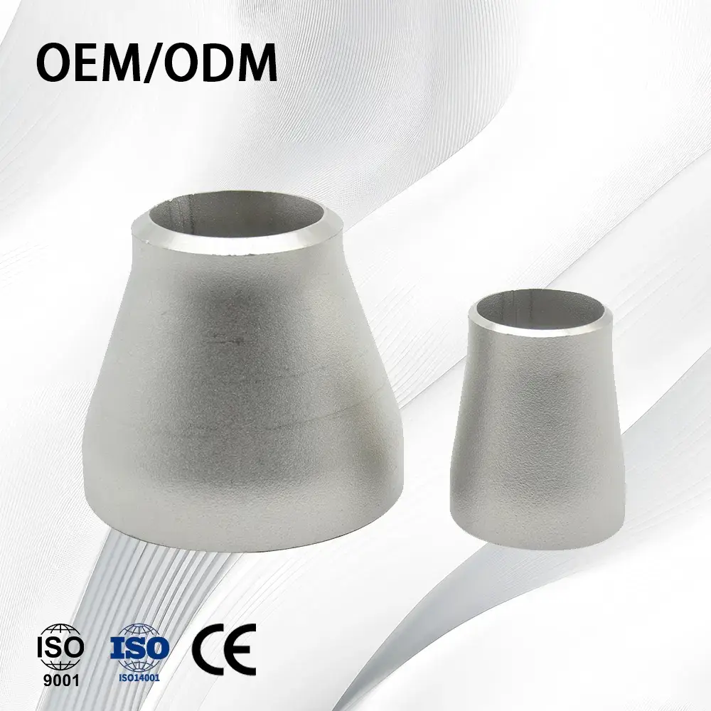 Bộ giảm áp mỏng tường dày thép không gỉ OEM - Sản phẩm áp suất cao với công nghệ phun cát phủ bề mặt