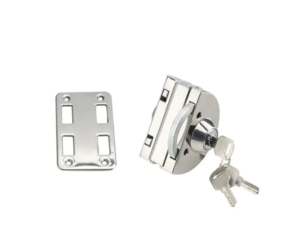 Bộ phụ kiện kính trượt cửa với chất liệu thép không gỉ hình ảnh 14-description