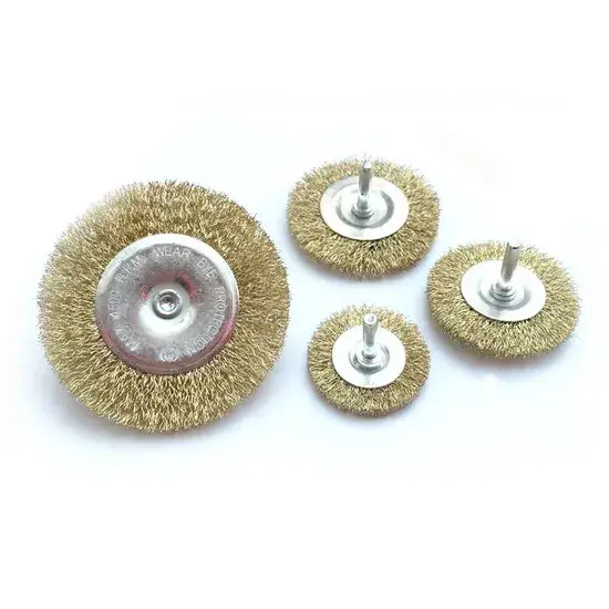 Bàn chải đánh bóng xi măng cho khoan điện inox không gỉ hình chữ T
