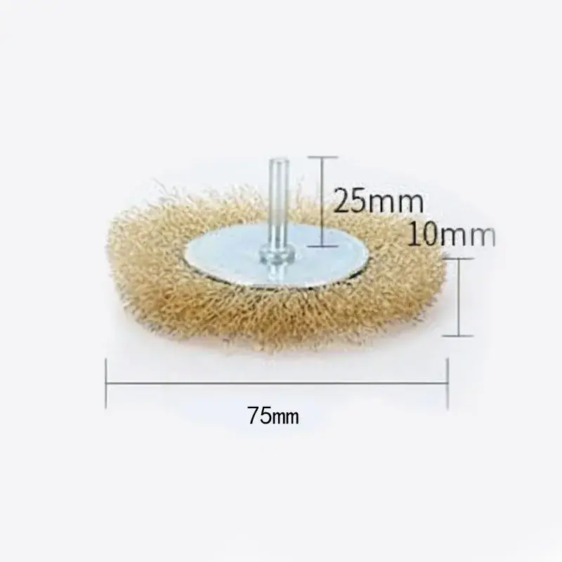 Bàn chải đánh bóng xi măng cho khoan điện inox không gỉ hình chữ T