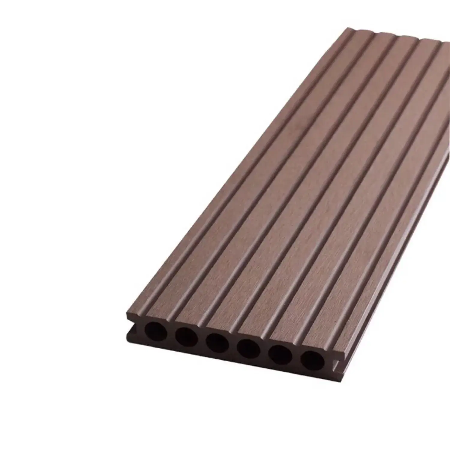Phong cách sàn ngoài trời WPC với rãnh tạo điểm nhấn thẩm mỹ