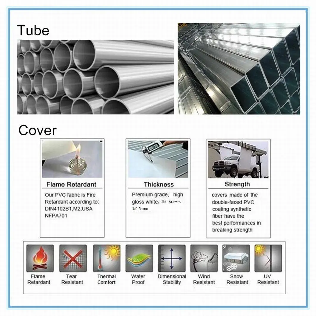 Lều Ngoại Trời Chất Lượng Cao với Khung Truss và Bạt PVC (Mã TSU-6549) hình ảnh 14-description