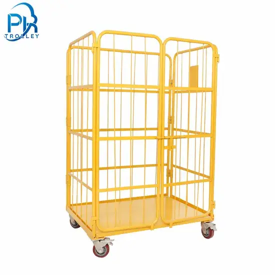 Cage lưu trữ đa năng cho siêu thị, kho hàng và thùng cuộn lớn gọn gàng