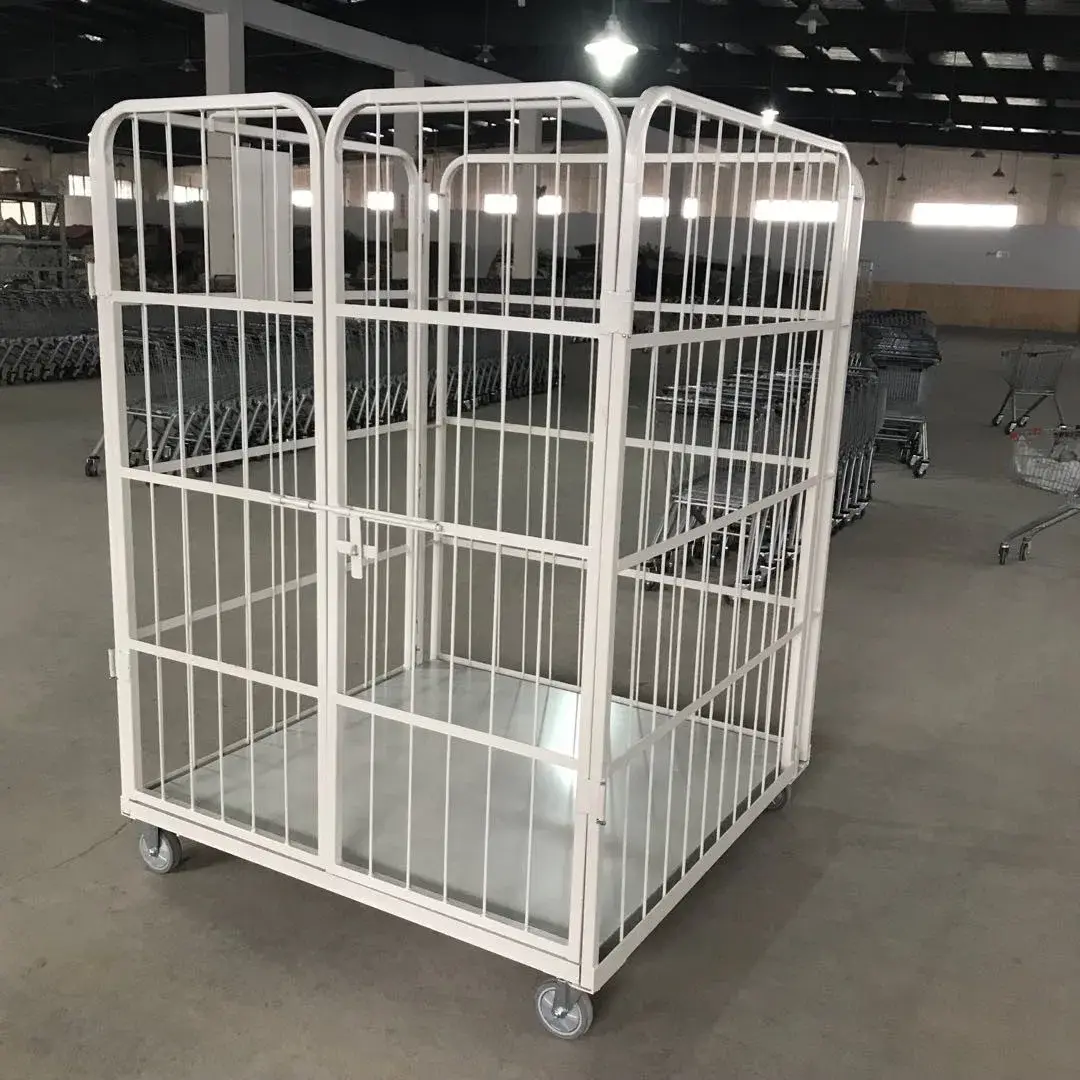 Cage lưu trữ đa năng cho siêu thị, kho hàng và thùng cuộn lớn gọn gàng
